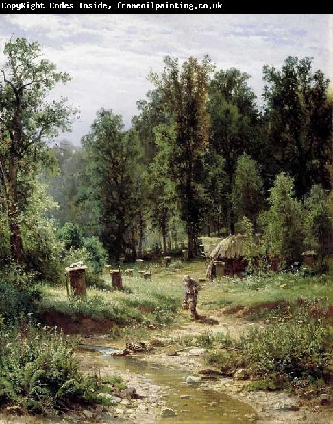Ivan Shishkin Apiary in a Forest